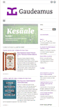 Mobile Screenshot of gaudeamus.fi